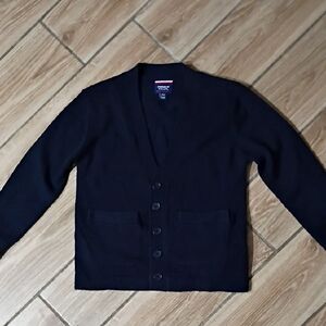 Children's Size 8 French toast Navy Blue School Uniform Sweater
